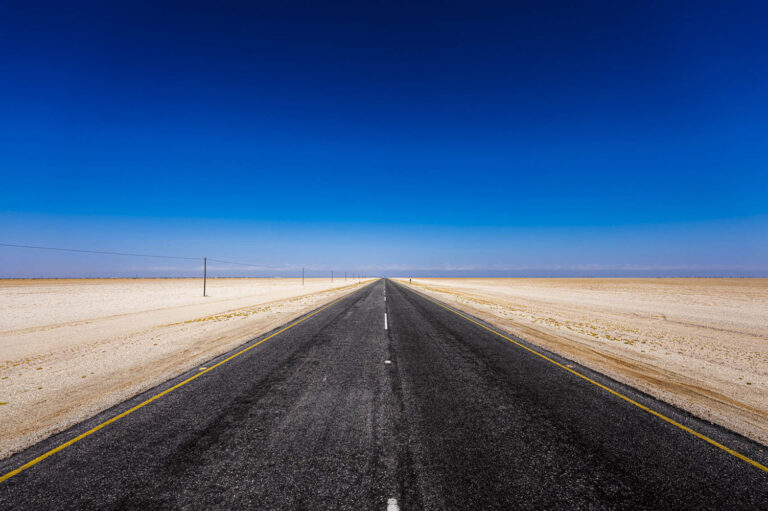 Long Road in Namibia